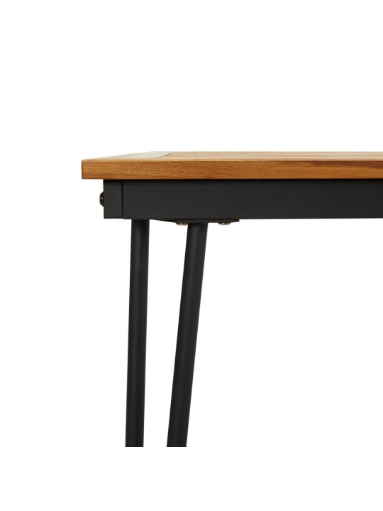 Zahradní stůl s nohami typu hairpin 180x90x75 cm masivní akácie
