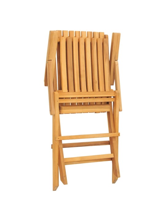 Skládací zahradní židle 2 ks 61x67x90 cm masivní teakové dřevo