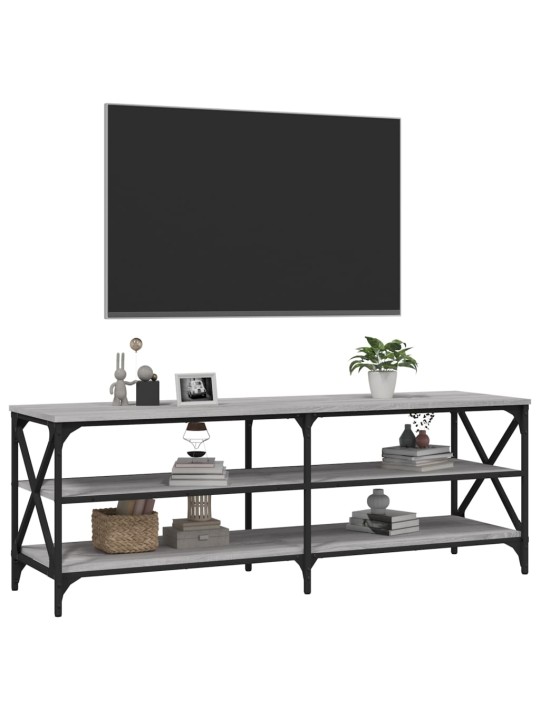 TV skříňka šedá sonoma 140 x 40 x 50 cm kompozitní dřevo