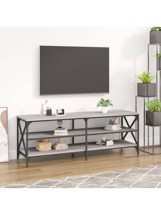 TV skříňka šedá sonoma 140 x 40 x 50 cm kompozitní dřevo