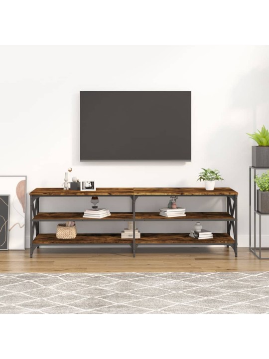 TV skříňka kouřový dub 160 x 40 x 50 cm kompozitní dřevo