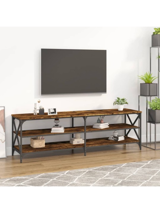 TV skříňka kouřový dub 160 x 40 x 50 cm kompozitní dřevo