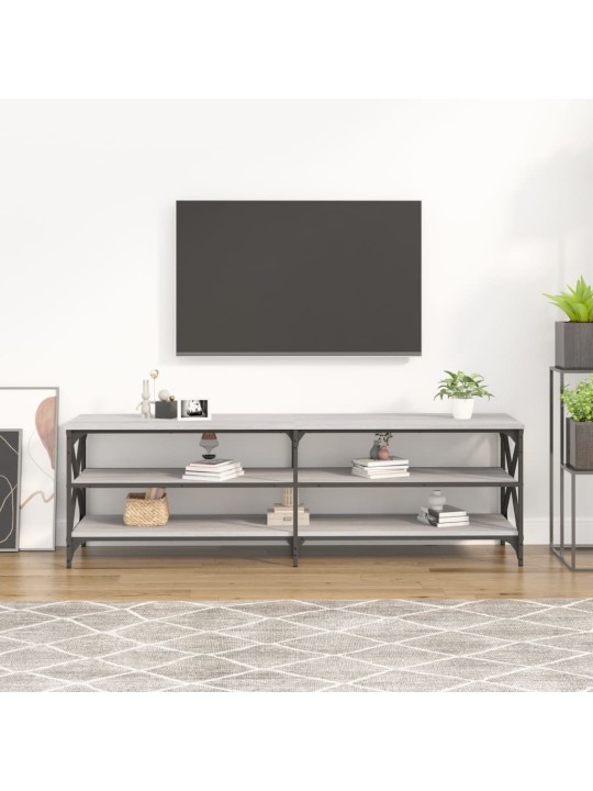 TV skříňka šedá sonoma 160 x 40 x 50 cm kompozitní dřevo