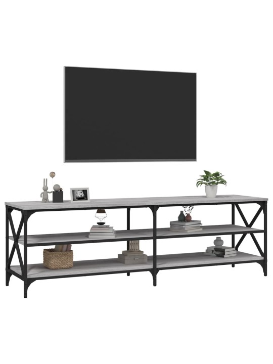 TV skříňka šedá sonoma 160 x 40 x 50 cm kompozitní dřevo