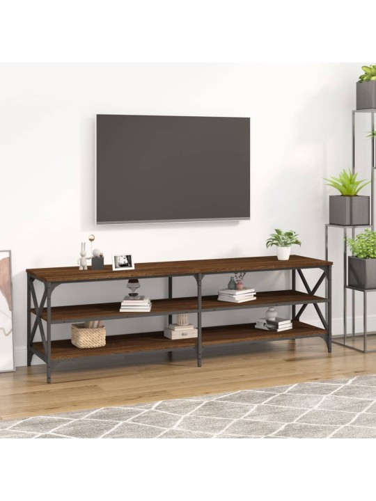 TV skříňka hnědý dub 160 x 40 x 50 cm kompozitní dřevo