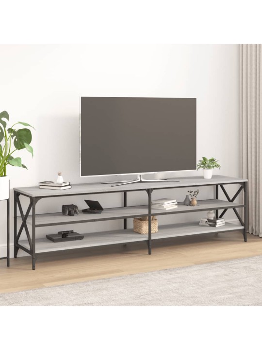 TV skříňka šedá sonoma 180 x 40 x 50 cm kompozitní dřevo