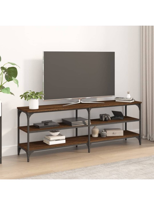 TV skříňka hnědý dub 140 x 30 x 50 cm kompozitní dřevo