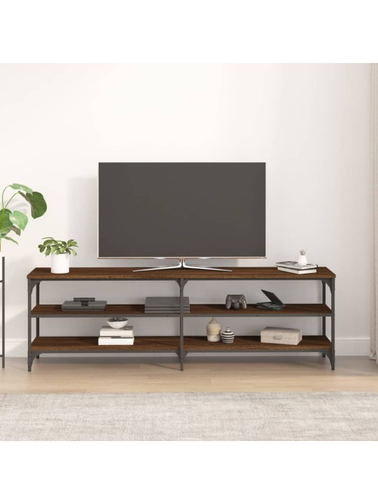 TV skříňka hnědý dub 160 x 30 x 50 cm kompozitní dřevo