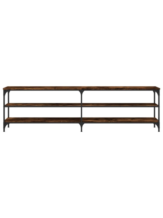 TV skříňka kouřový dub 180 x 30 x 50 cm kompozitní dřevo a kov
