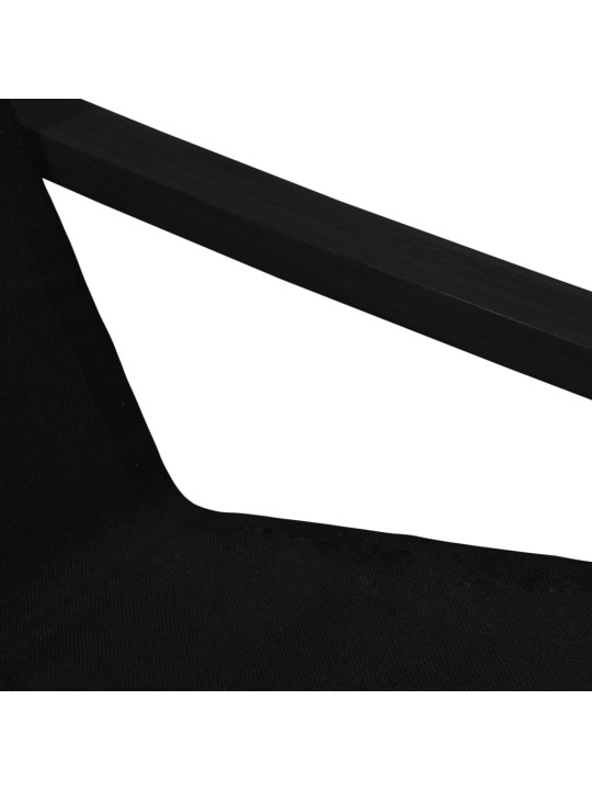 Relaxační židle černá textil