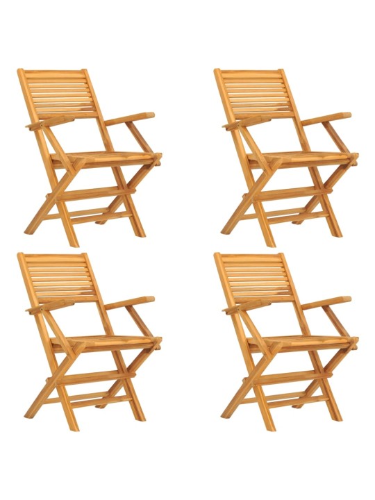 5dílný zahradní jídelní set masivní teakové dřevo