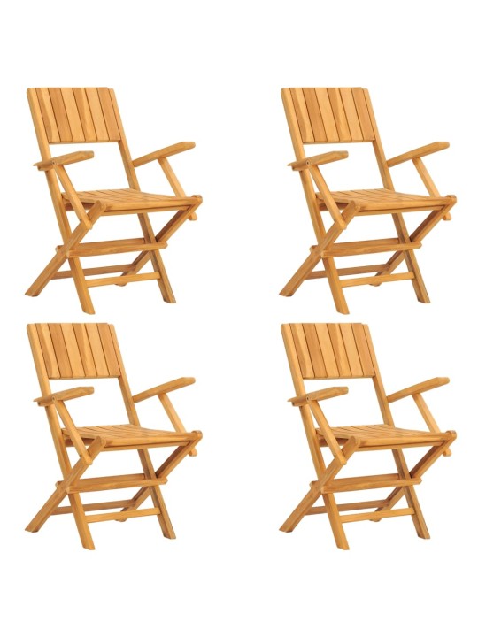 5dílný zahradní jídelní set masivní teakové dřevo