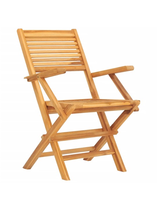 5dílný zahradní jídelní set masivní teakové dřevo