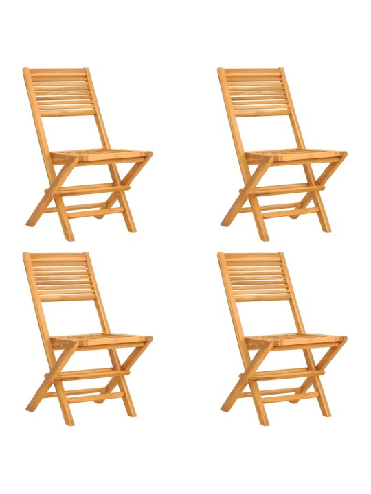 5dílný zahradní jídelní set masivní teakové dřevo