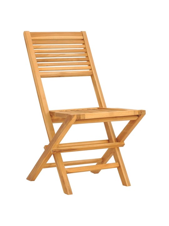 Skládací zahradní židle 6 ks 47x62x90 cm masivní teakové dřevo