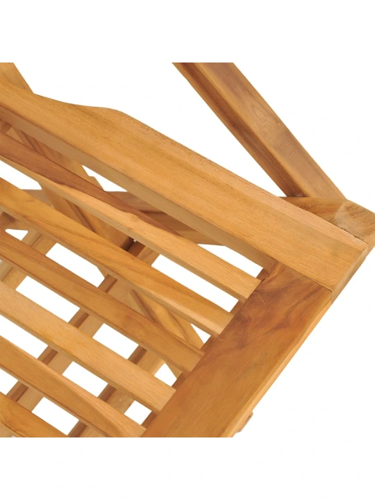 Skládací zahradní židle 6 ks 55x62x90 cm masivní teakové dřevo