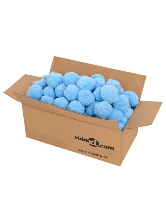 Filtrační kuličky do bazénu modré 1 400 g polyethylen