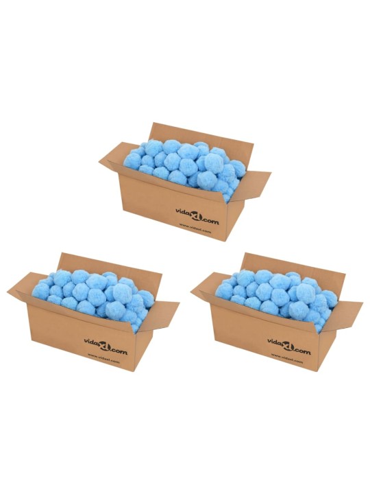 Filtrační kuličky do bazénu modré 2 100 g polyethylen