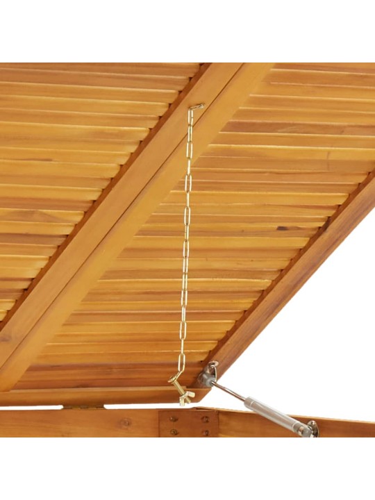 Přístřešek na čtyři popelnice 280 x 89 x 117 cm masivní akácie