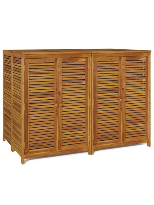 Zahradní úložný box 140 x 87 x 104 cm masivní akáciové dřevo