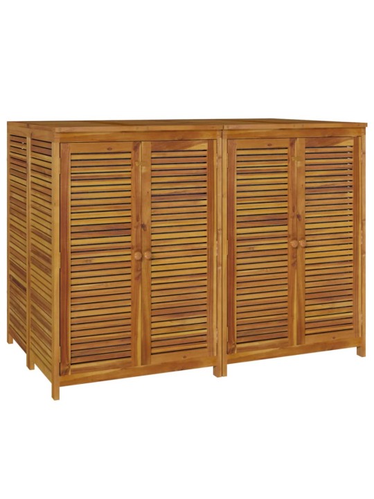 Zahradní úložný box 140 x 87 x 104 cm masivní akáciové dřevo