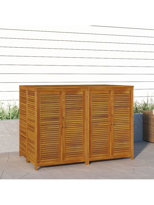 Zahradní úložný box 140 x 87 x 104 cm masivní akáciové dřevo