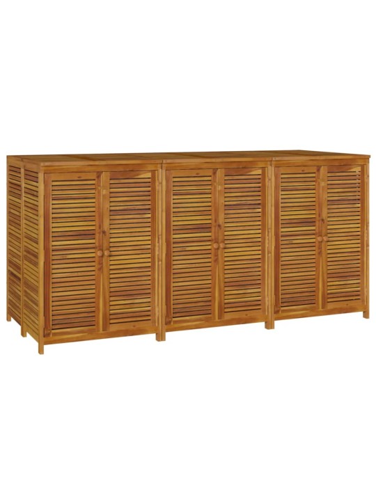 Zahradní úložný box 210 x 87 x 104 cm masivní akáciové dřevo