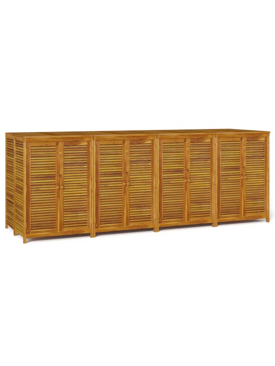 Zahradní úložný box 280 x 87 x 104 cm masivní akáciové dřevo