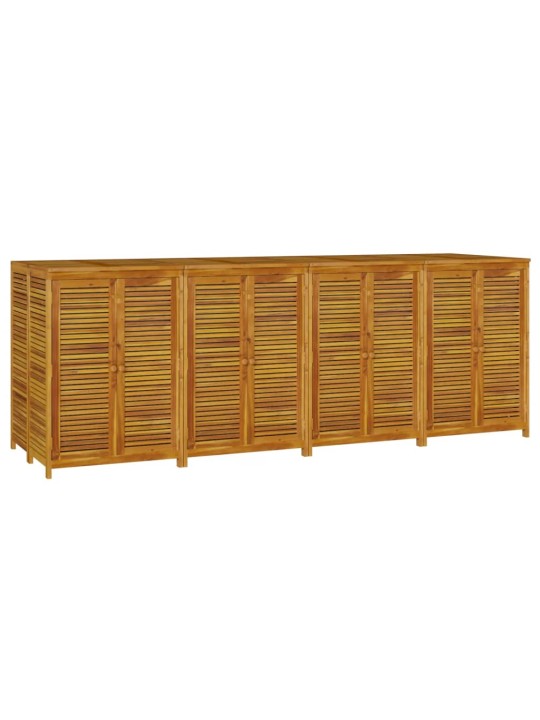 Zahradní úložný box 280 x 87 x 104 cm masivní akáciové dřevo