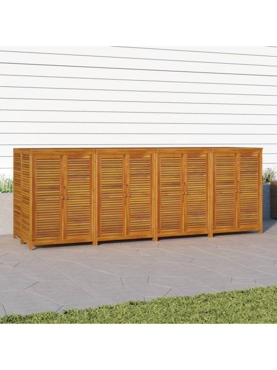 Zahradní úložný box 280 x 87 x 104 cm masivní akáciové dřevo