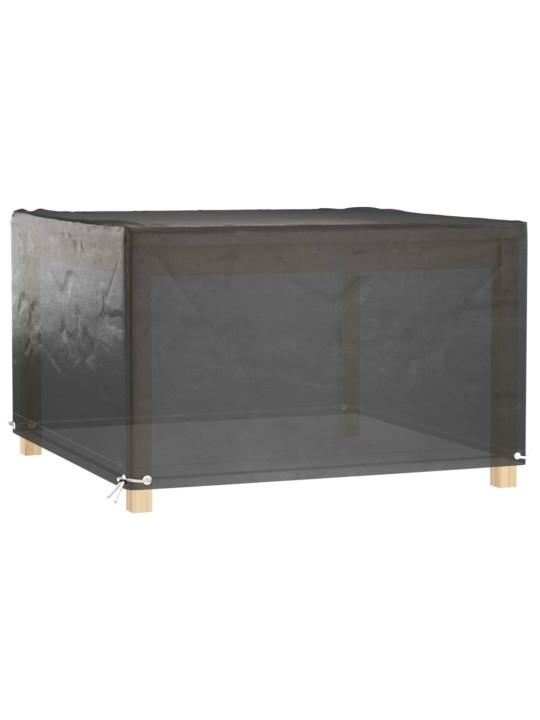 Plachty na zahradní nábytek 2 ks s 8 očky 125x125x75 cm čtverec