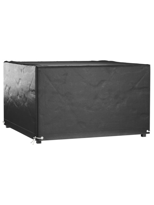 Plachty na zahradní nábytek 2 ks s 8 očky 125x125x75 cm čtverec