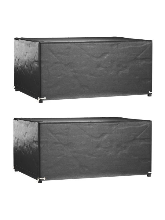 Plachty na zahradní nábytek 2 ks s 8 očky 180x135x80cm obdélník