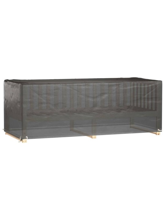 Plachty na zahradní nábytek 2 ks s 8 očky 192x82x65 cm obdélník