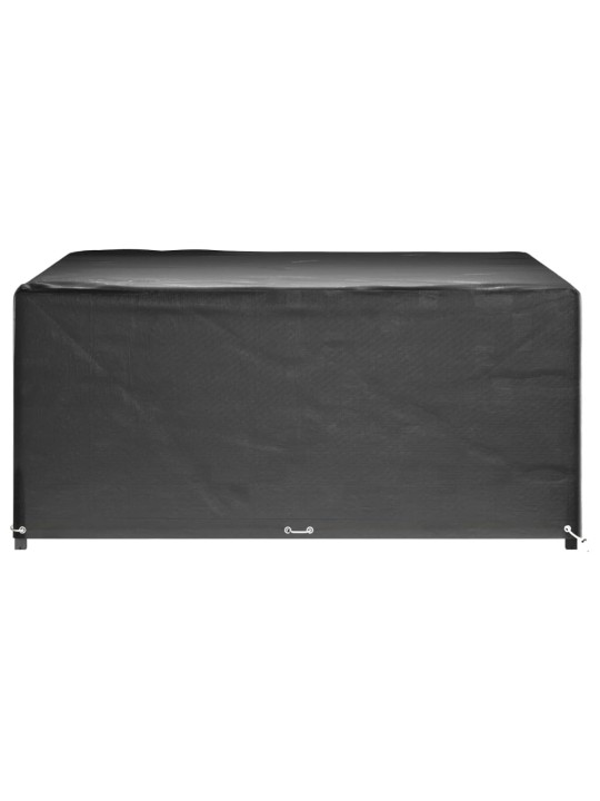 Plachty na zahradní nábytek 2 ks 16 oček 250x250x90 cm čtverec