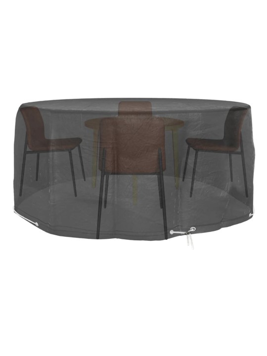 Plachty na zahradní nábytek 2 ks 10 oček Ø 260 x 90 cm kulaté