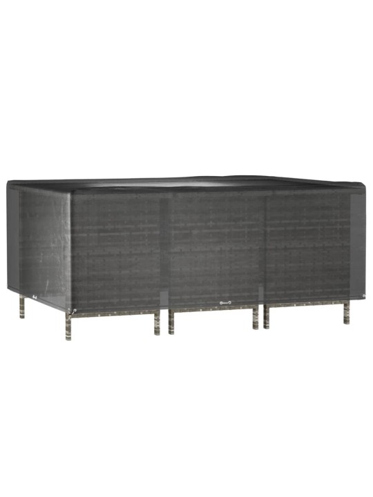 Plachty na zahradní nábytek 2 ks 12 oček 270x180x90 cm obdélník