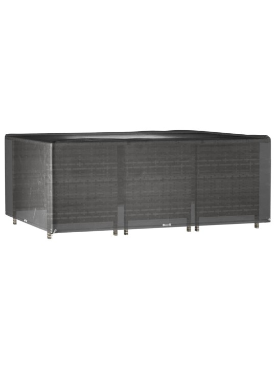 Plachty na zahradní nábytek 2 ks 16 oček 278x204x105cm obdélník