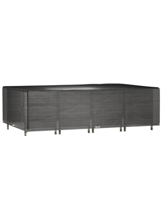 Plachty na zahradní nábytek 2 ks 16 oček 325x205x90 cm obdélník