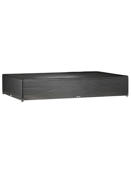 Plachty na zahradní nábytek 2 ks 16 oček 325x205x60 cm obdélník