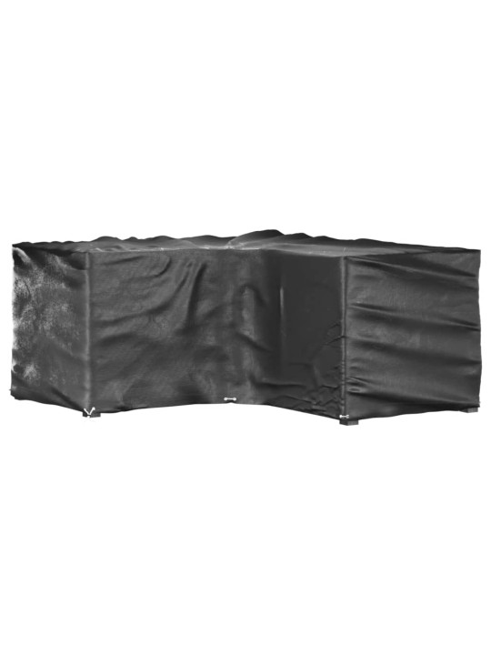 Plachty na zahradní nábytek tvar L 2 ks 12 oček 185x185x90 cm