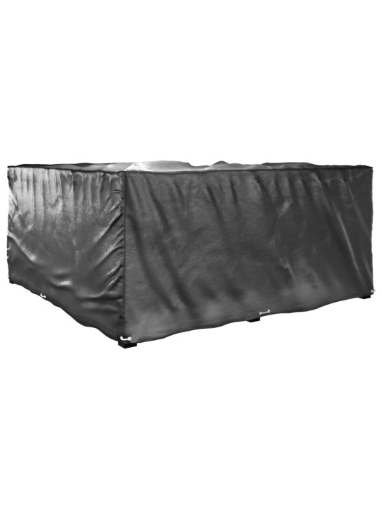 Plachty na zahradní nábytek tvar L 2 ks 16 oček 215x215x90 cm