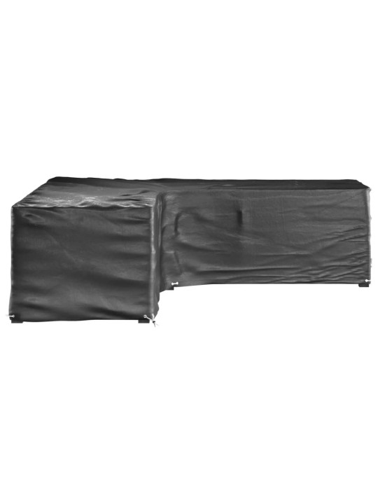 Plachty na zahradní nábytek tvar L 2 ks 16 oček 250x250x70 cm