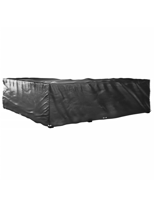 Plachty na zahradní nábytek tvar L 2 ks 16 oček 250x250x70 cm