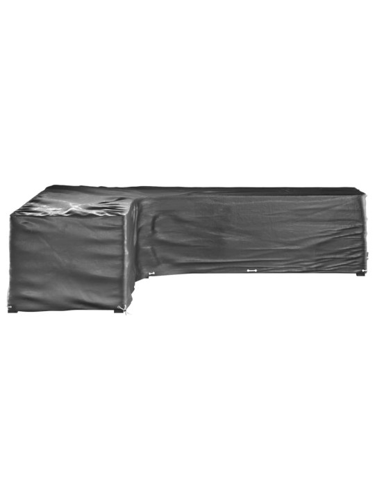 Plachty na zahradní nábytek tvar L 2 ks 20 oček 300x300x70 cm