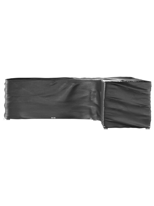 Plachty na zahradní nábytek tvar L 2 ks 20 oček 300x300x90 cm