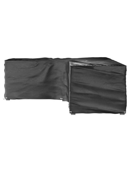 Plachty na zahradní nábytek tvar L 2 ks 18 oček 220x285x80 cm