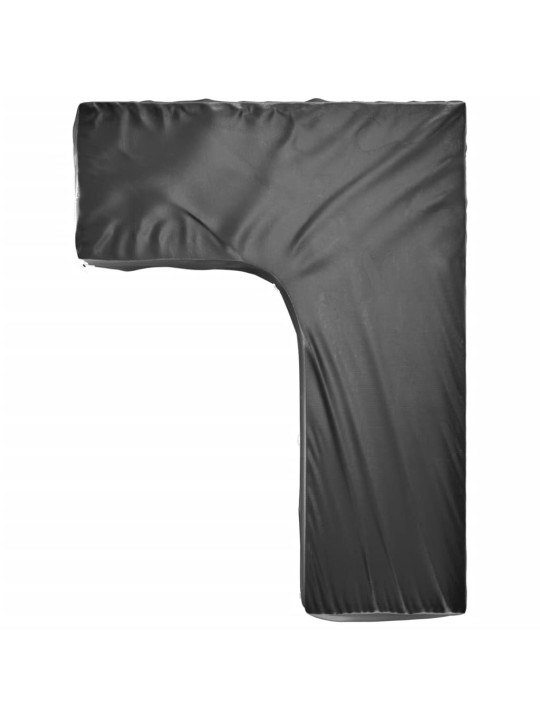 Plachty na zahradní nábytek tvar L 2 ks 16 oček 210x260x80 cm