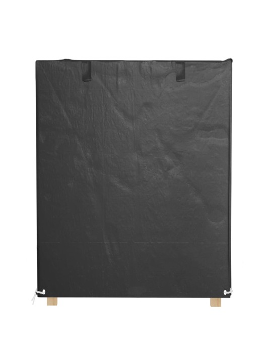 Plachty na zahradní houpačku 2 ks 8 oček 125x90x135/165 cm PE