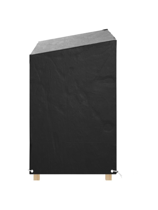 Plachty na zahradní houpačku 2 ks 8 oček 125x90x135/165 cm PE